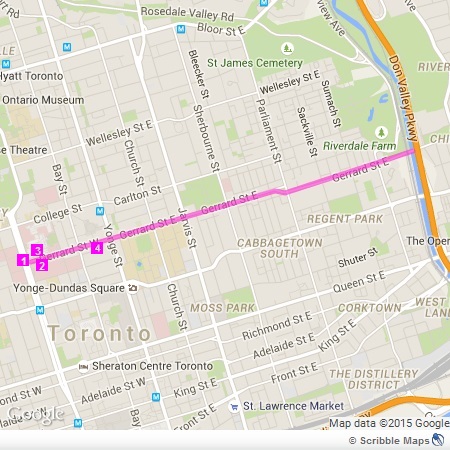Gerrard Street - Downtown Toronto