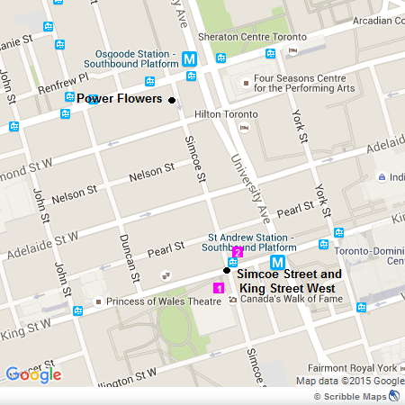 Simcoe Street and King Street West - Downtown Toronto