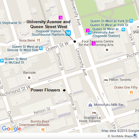 University Avenue and Queen Street West - Downtown Toronto