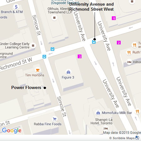 University Avenue and Richmond Street West - Downtown Toronto