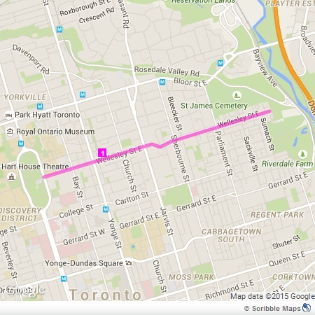 Wellesley Street - Downtown Toronto