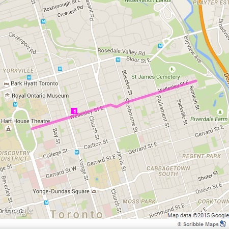 Wellesley Street - Downtown Toronto