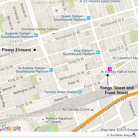 Yonge Street and Front Street - Downtown Toronto