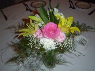 Reception table arrangement