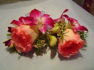 Corsage and boutonniere