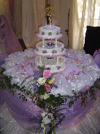 Cake table decorations