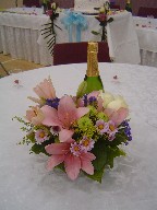 Reception table arrangement