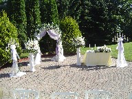 Wedding arch and altar arrangements
