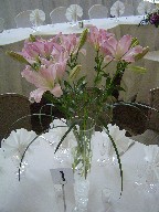 Reception table arrangement