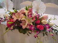 Head table arrangement