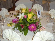 Reception table arrangement