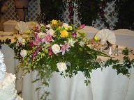 Head table arrangement