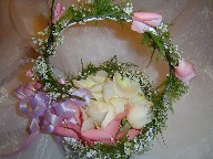 Rose petal basket