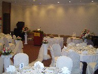 Altar and aisle arrangements