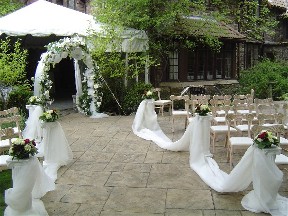 Aisle decorations