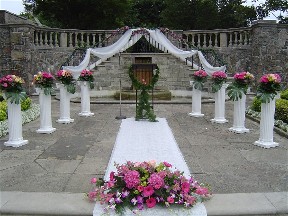 Aisle decorations