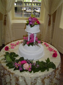 Cake table decorations