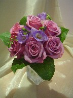 Roses and fresia