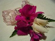Rose and orchids