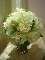 Roses, hydreangea, and fresia