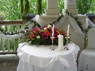 Altar arrangement