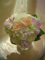 Tossing bouquet