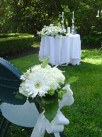 Altar and aisle arrangements