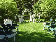 Altar and aisle arrangements