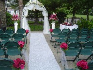 Aisle and altar arrangements