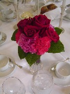 Tossing bouquet
