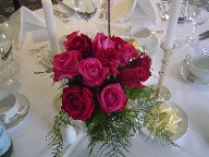 Reception table arrangement